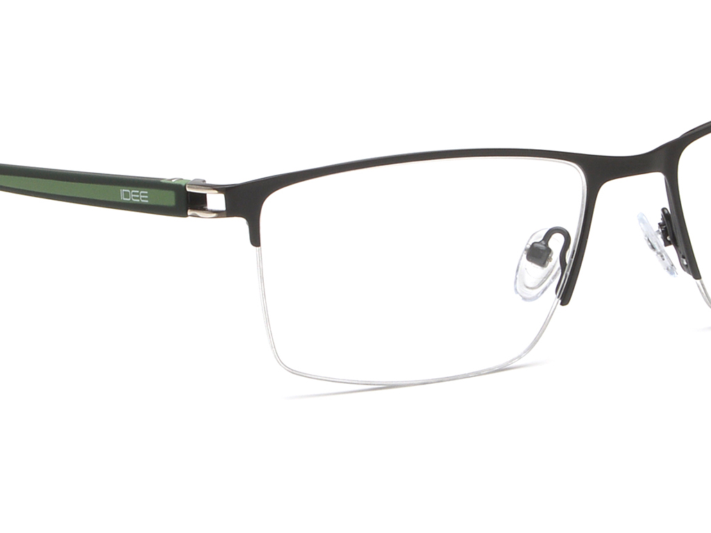 IDEE Rectangle Tortoise Semi-Rimmed Eyeglasses - Unisex