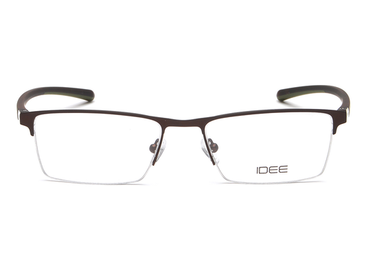 IDEE Rectangle Blue Semi-Rimmed Eyeglasses - Unisex