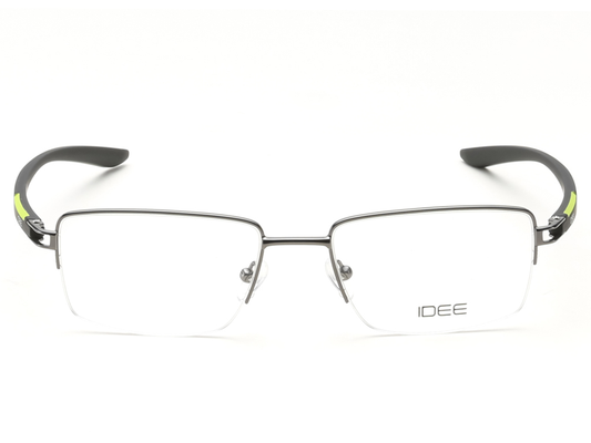 IDEE Rectangle Tortoise Semi-Rimmed Eyeglasses - Unisex