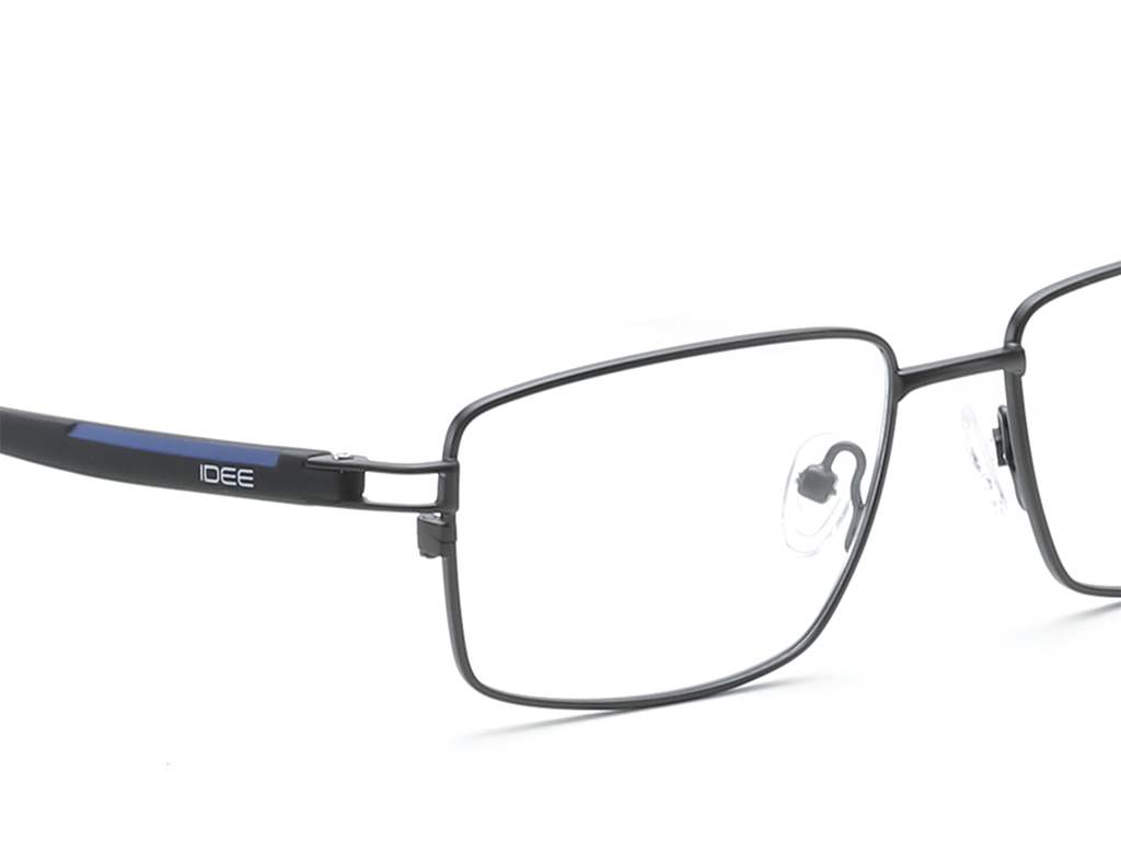 IDEE Rectangle Brown Semi-Rimmed Eyeglasses - Unisex