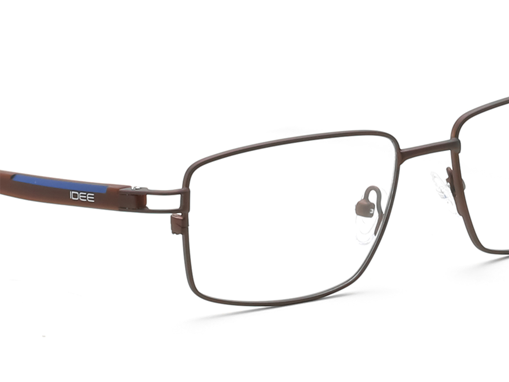 IDEE Rectangle Tortoise Semi-Rimmed Eyeglasses - Unisex