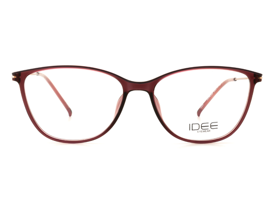 IDEE Rectangle Brown Semi-Rimmed Eyeglasses - Unisex