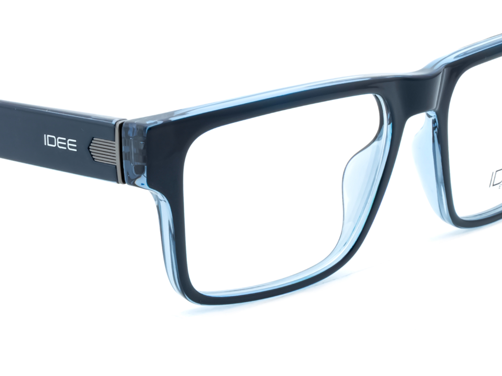 IDEE Rectangle Brown Semi-Rimmed Eyeglasses - Unisex