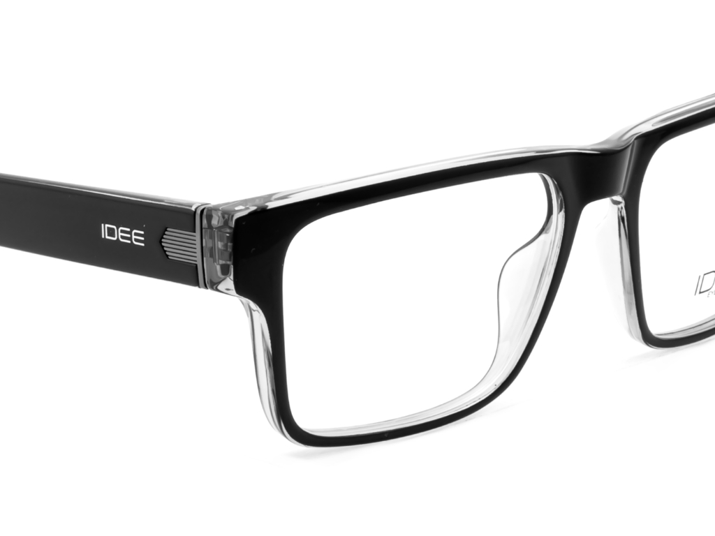 IDEE Rectangle Blue Semi-Rimmed Eyeglasses - Unisex
