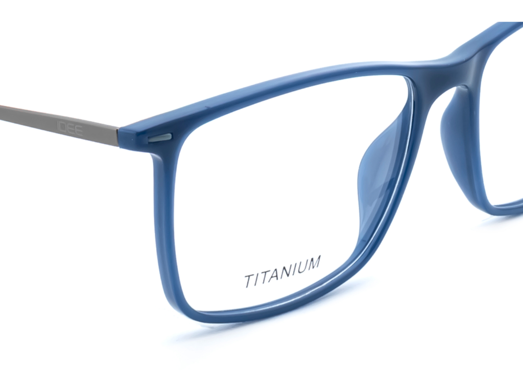 IDEE Rectangle Color Semi-Rimmed Eyeglasses - Unisex