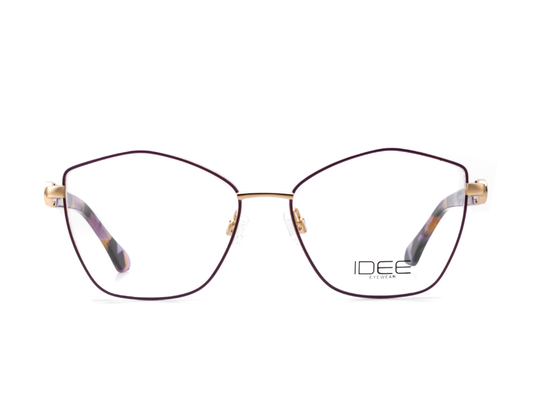 IDEE Rectangle Blue Semi-Rimmed Eyeglasses - Unisex