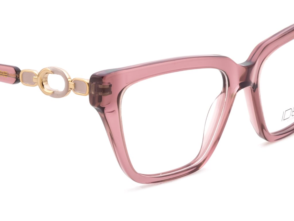 IDEE Rectangle Blue Semi-Rimmed Eyeglasses - Unisex