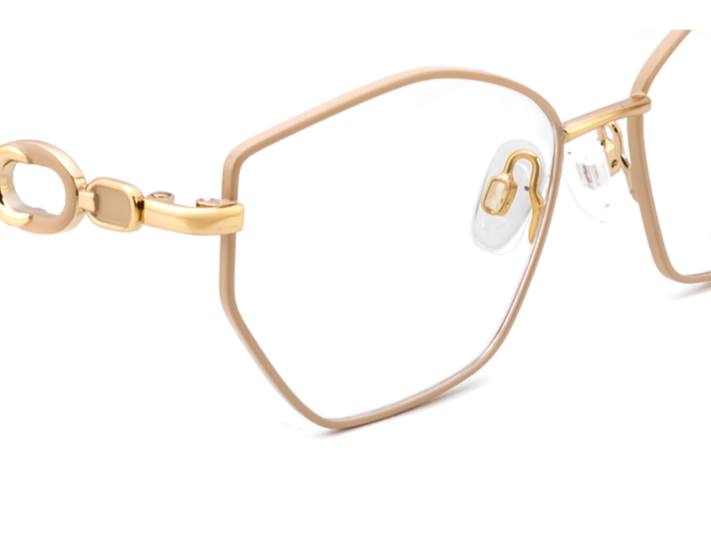 IDEE Rectangle Blue Semi-Rimmed Eyeglasses - Unisex