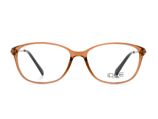 IDEE Rectangle Burgundy Full-Rimmed Eyeglasses - Unisex