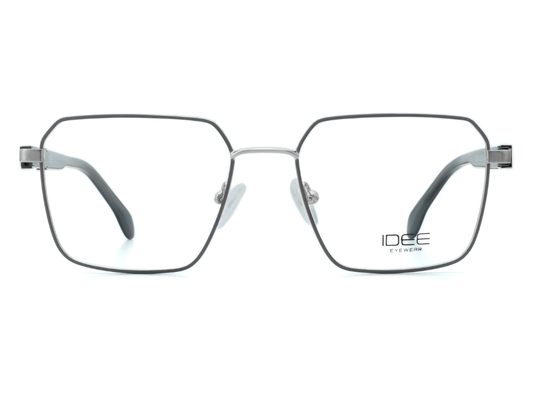 IDEE Rectangle Burgundy Full-Rimmed Eyeglasses - Unisex