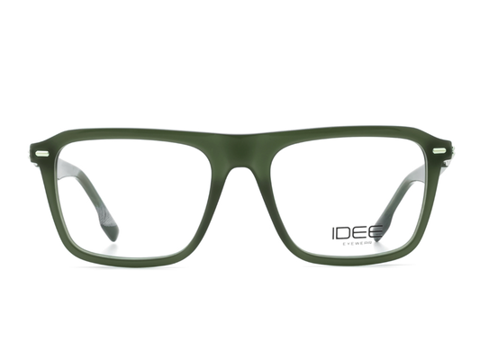 IDEE Rectangle Burgundy Full-Rimmed Eyeglasses - Unisex