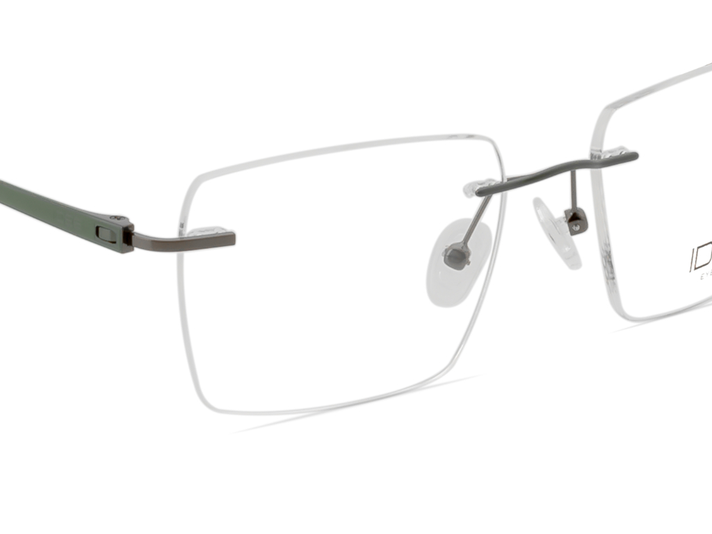 IDEE Rectangle Blue Full-Rimmed Eyeglasses - Unisex