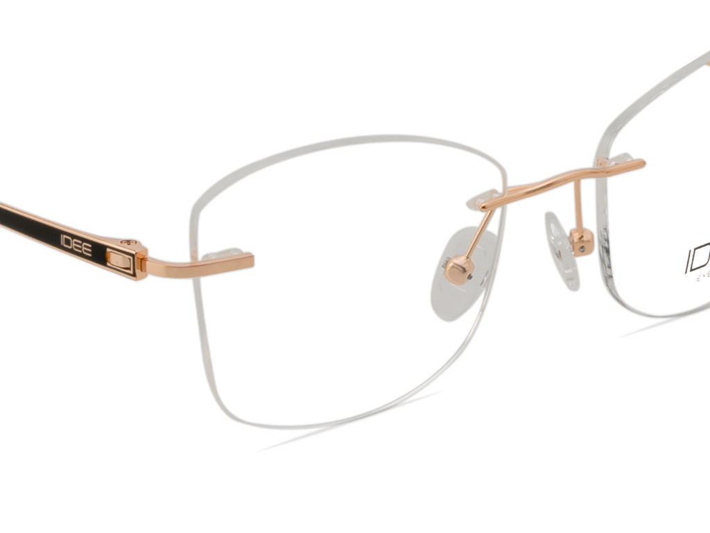 IDEE Rectangle Black Full-Rimmed Eyeglasses - Unisex