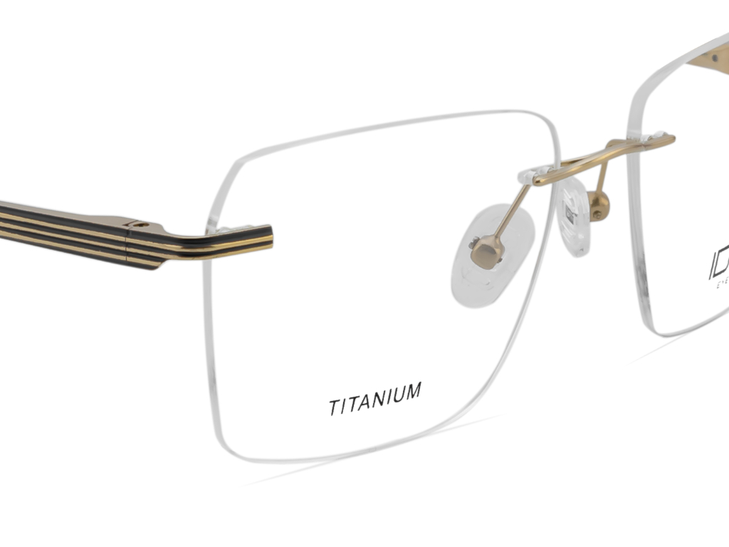IDEE Rectangle Black Full-Rimmed Eyeglasses - Unisex