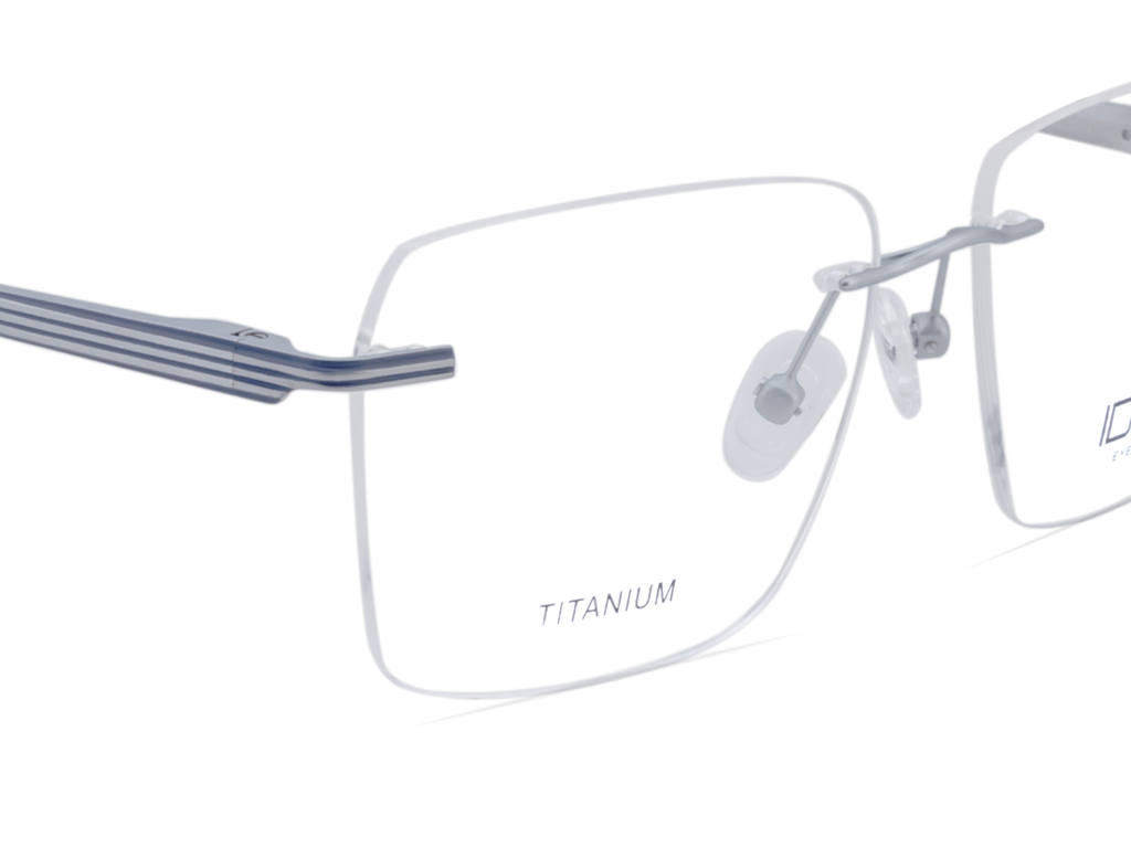 IDEE Rectangle Blue Full-Rimmed Eyeglasses - Unisex