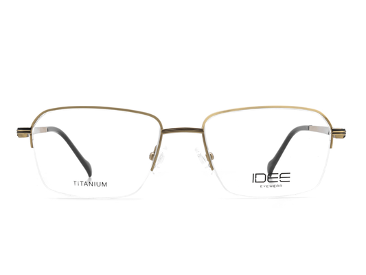 IDEE Rectangle Black Full-Rimmed Eyeglasses - Unisex