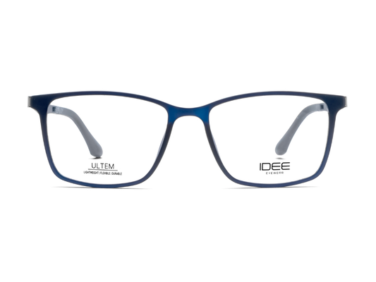 IDEE Rectangle Blue Full-Rimmed Eyeglasses - Unisex