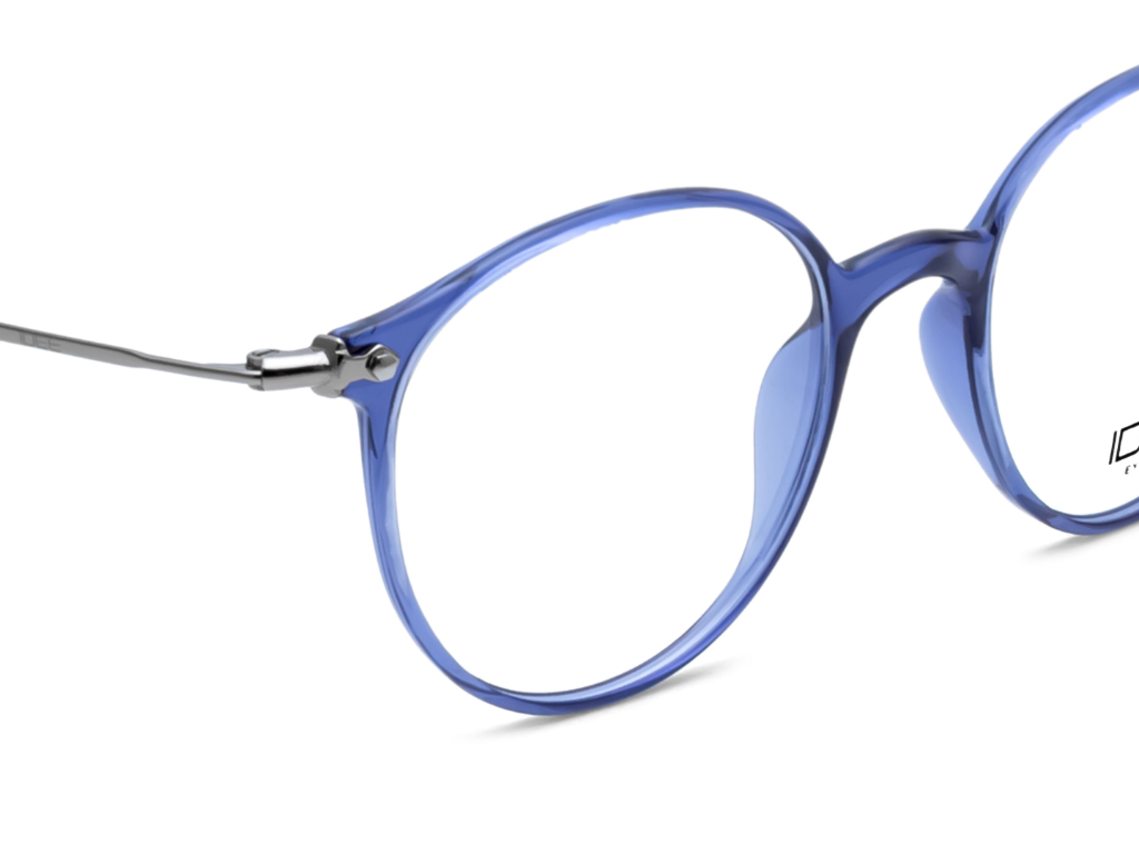 IDEE Rectangle Blue Full-Rimmed Eyeglasses - Unisex