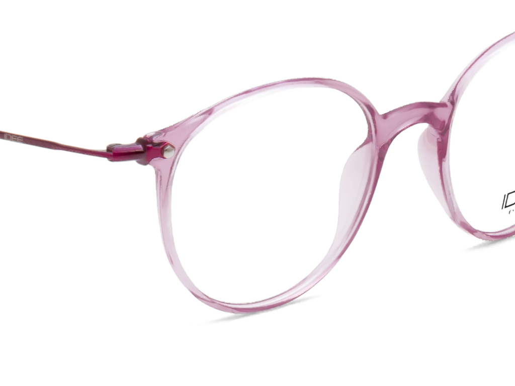 IDEE Rectangle Burgundy Full-Rimmed Eyeglasses - Unisex