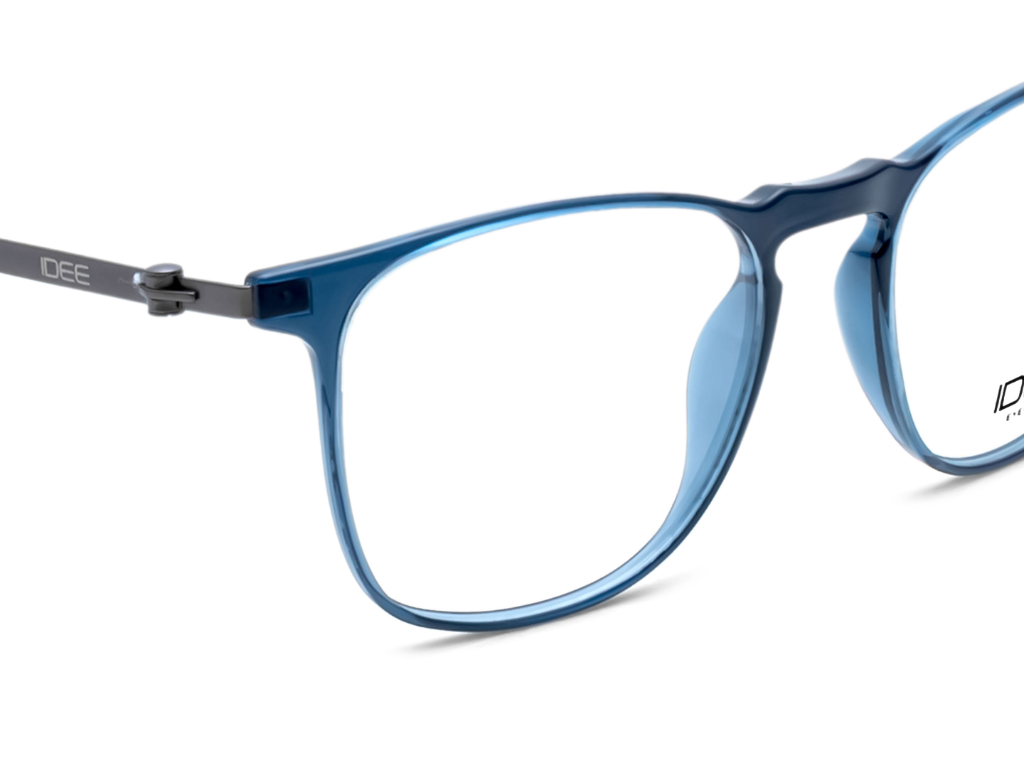 IDEE Rectangle Blue Full-Rimmed Eyeglasses - Unisex