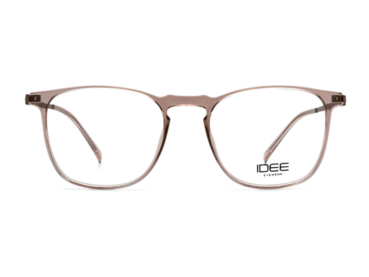 IDEE Rectangle Burgundy Full-Rimmed Eyeglasses - Unisex