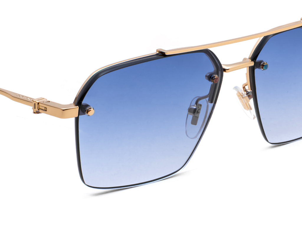 POLICE Square Color Full-Rimmed Eyeglasses - Men