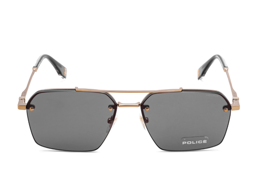 POLICE Square Color Full-Rimmed Eyeglasses - Men