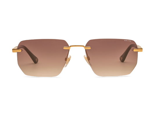 POLICE Square Color Full-Rimmed Eyeglasses - Men