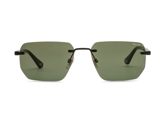 POLICE Square Color Full-Rimmed Eyeglasses - Men