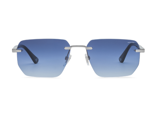 POLICE Square Color Full-Rimmed Eyeglasses - Men
