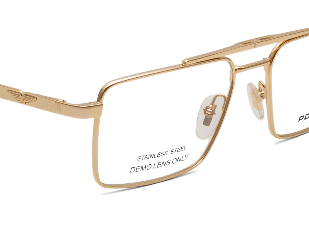POLICE Square Color Full-Rimmed Eyeglasses - Men