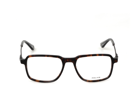 POLICE Square 4BL Color Full-Rimmed Eyeglasses - Men