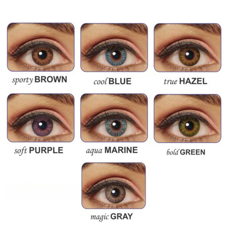 Polylite 38 Cosmetic Daily Wear Yearly Color Contact Lens