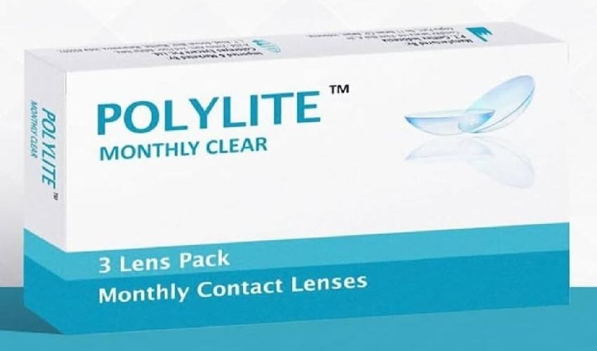 Polylite Monthly Clear Contact Lens