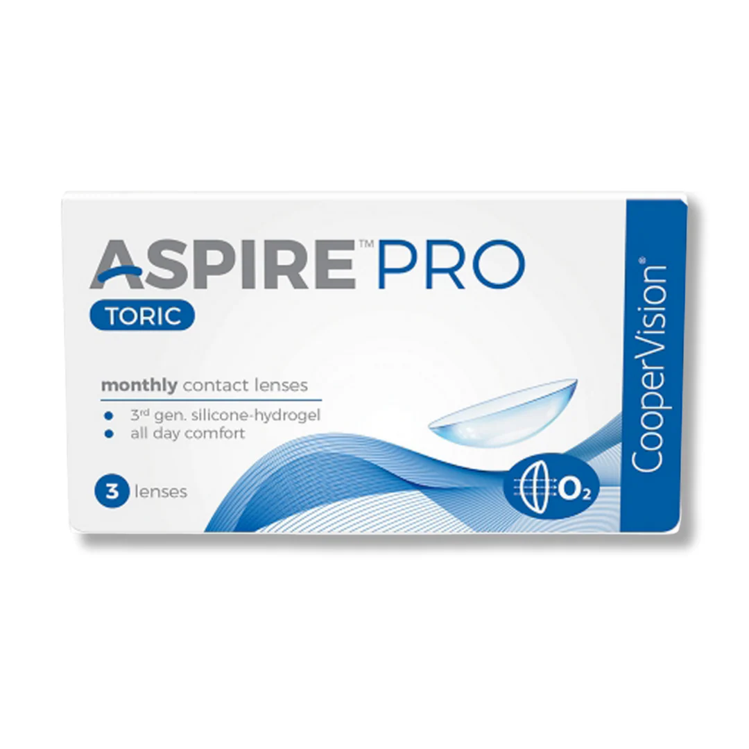 CooperVision Aspire Pro Toric Monthly Silicone Hydrogel Contact Lens
