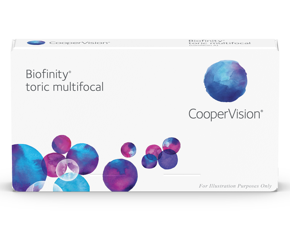 CooperVision Biofinity Toric Multifocal Monthly Silicone Hydrogel Contact Lens