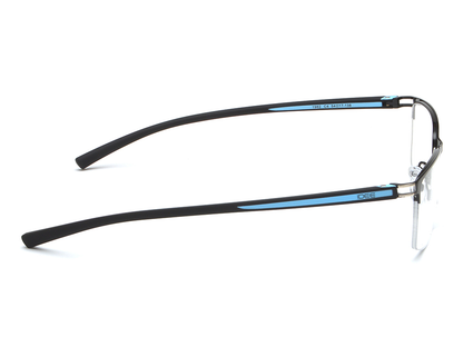 IDEE Rectangle Burgundy Semi-Rimmed Eyeglasses - Unisex