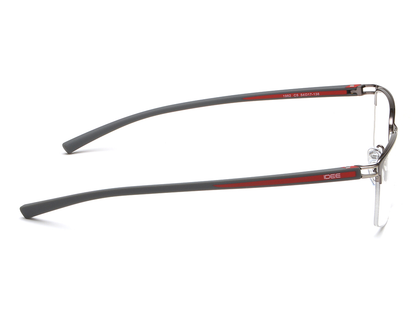 IDEE Rectangle Grey Semi-Rimmed Eyeglasses - Unisex