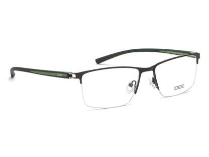 IDEE Rectangle Tortoise Semi-Rimmed Eyeglasses - Unisex