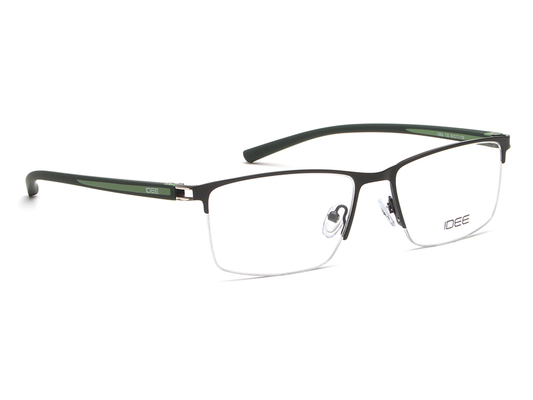 IDEE Rectangle Tortoise Semi-Rimmed Eyeglasses - Unisex