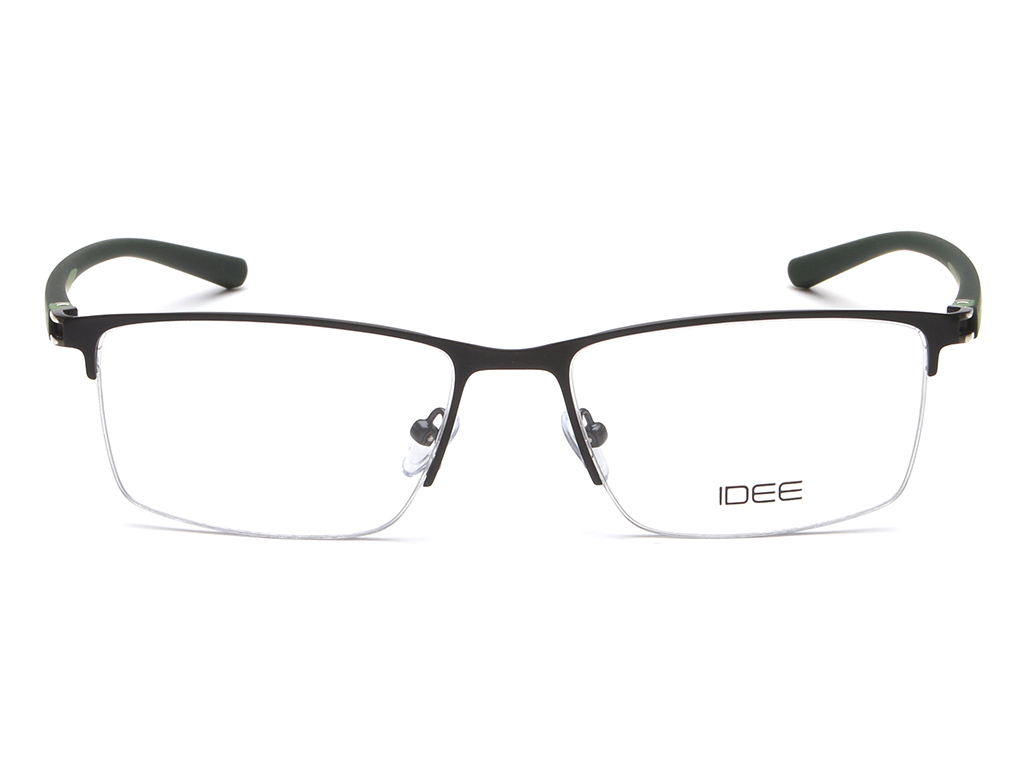 IDEE Rectangle Tortoise Semi-Rimmed Eyeglasses - Unisex
