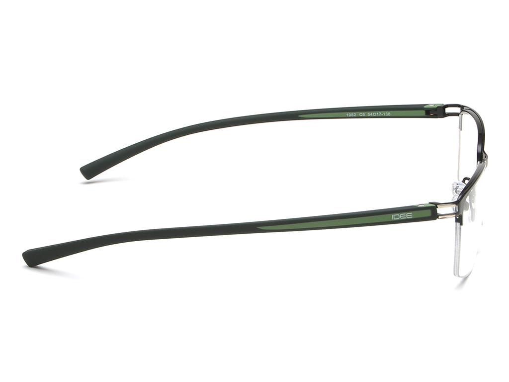 IDEE Rectangle Tortoise Semi-Rimmed Eyeglasses - Unisex