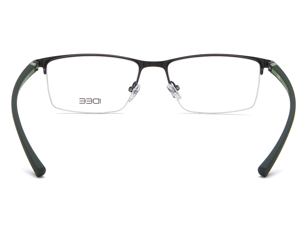 IDEE Rectangle Tortoise Semi-Rimmed Eyeglasses - Unisex