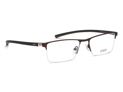 IDEE Rectangle Blue Semi-Rimmed Eyeglasses - Unisex