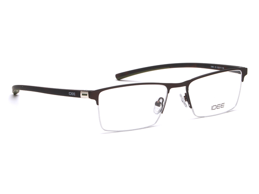 IDEE Rectangle Blue Semi-Rimmed Eyeglasses - Unisex