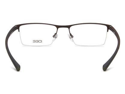 IDEE Rectangle Blue Semi-Rimmed Eyeglasses - Unisex