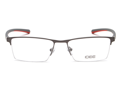 IDEE Rectangle Tortoise Semi-Rimmed Eyeglasses - Unisex