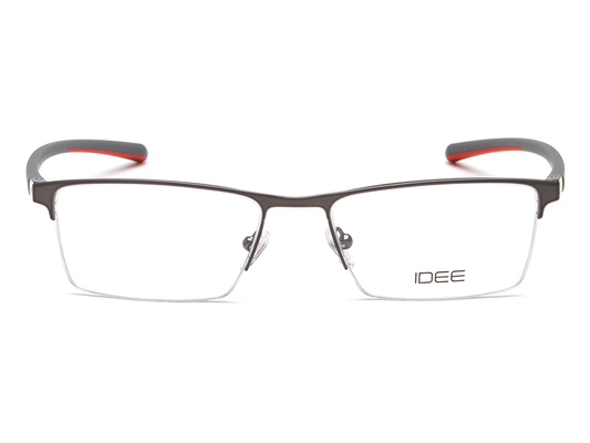 IDEE Rectangle Tortoise Semi-Rimmed Eyeglasses - Unisex