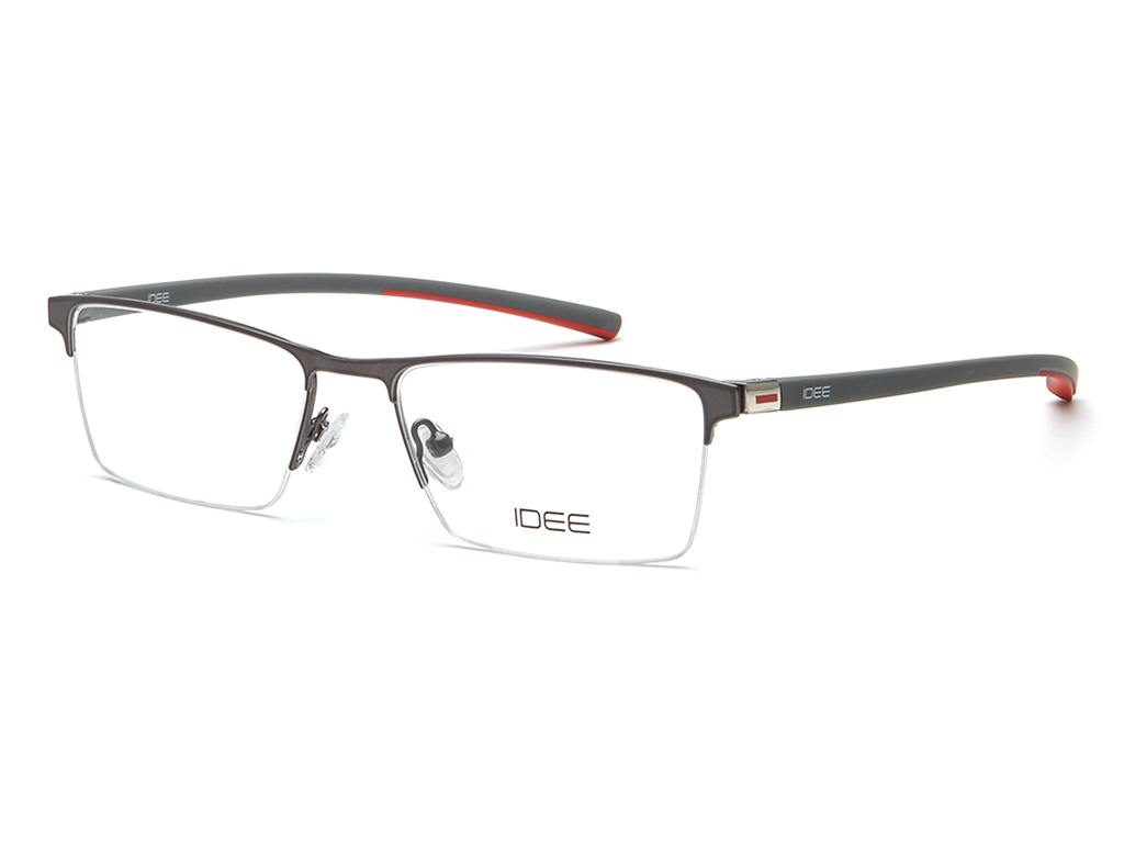 IDEE Rectangle Tortoise Semi-Rimmed Eyeglasses - Unisex