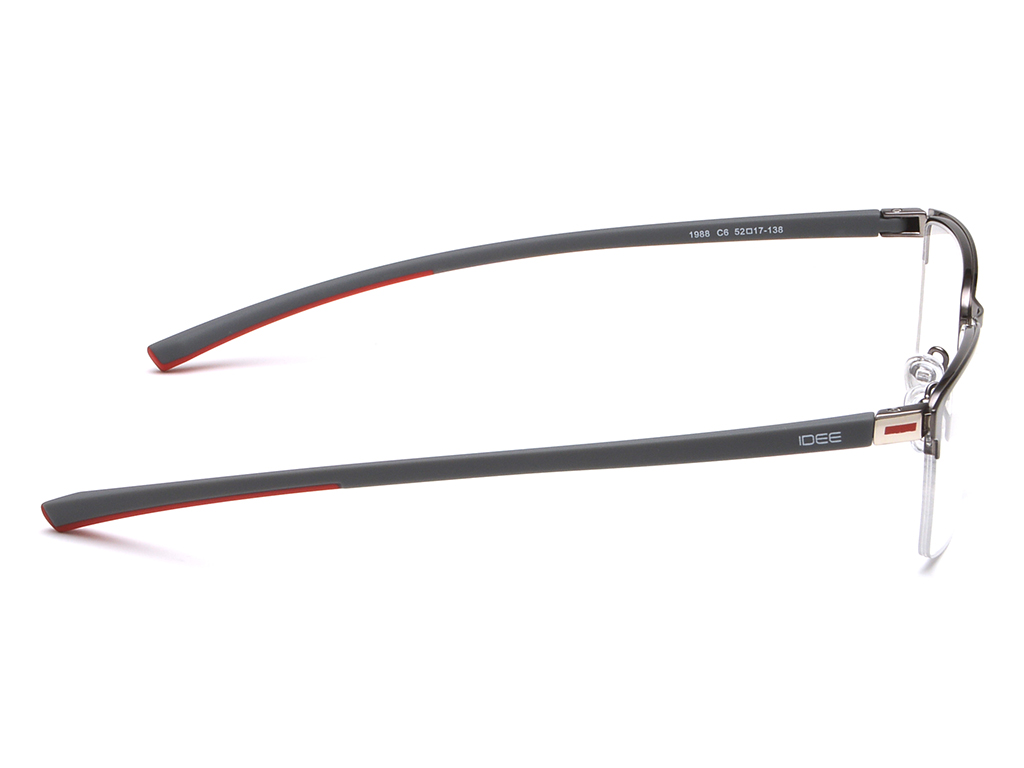 IDEE Rectangle Tortoise Semi-Rimmed Eyeglasses - Unisex